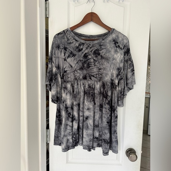 Urban Outfitters Baza Ruffle Mini Frock Dress ~ size Small - Picture 2 of 7